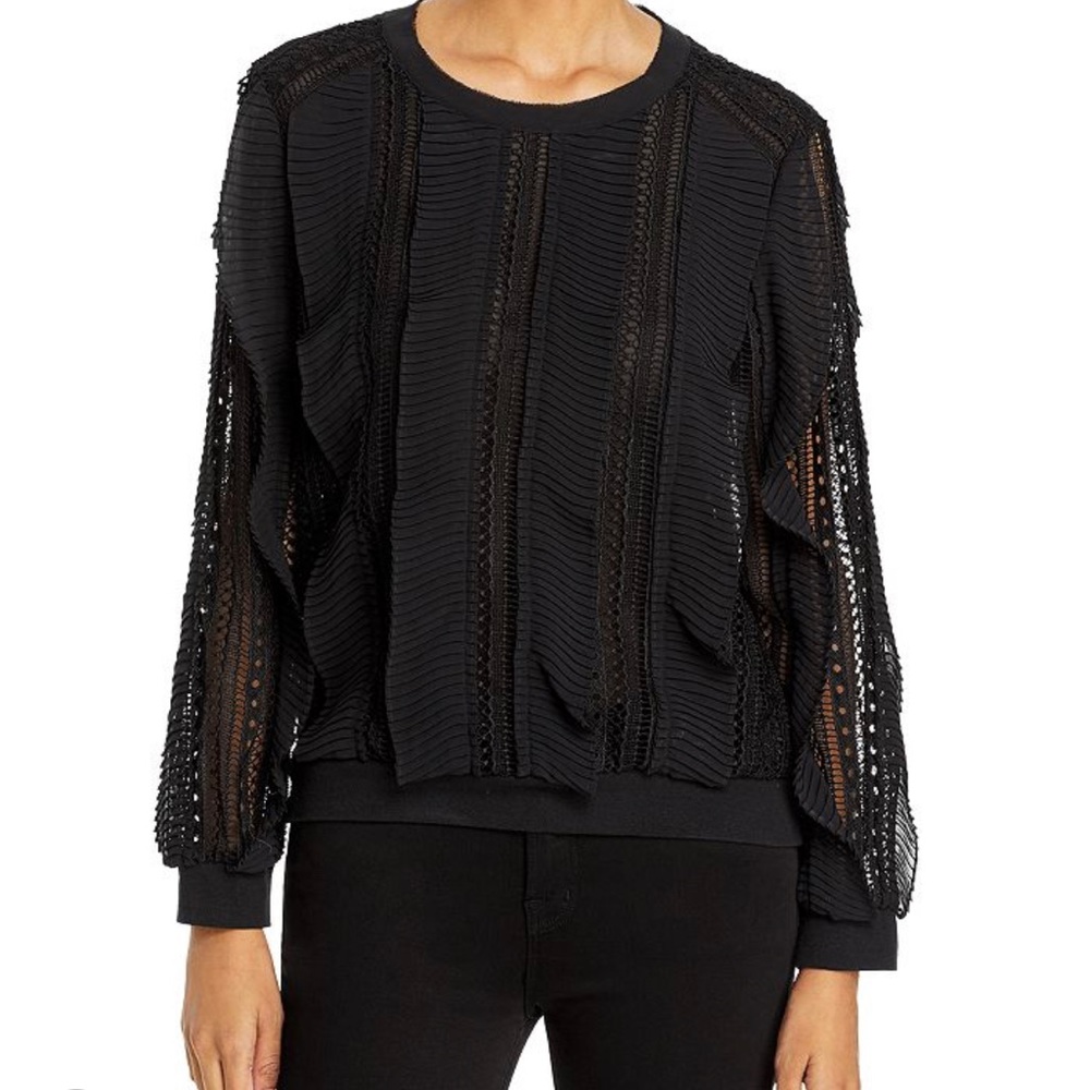 Danielrainn Black Lace Shirt